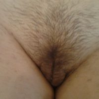 trimmed mound and pussy lips